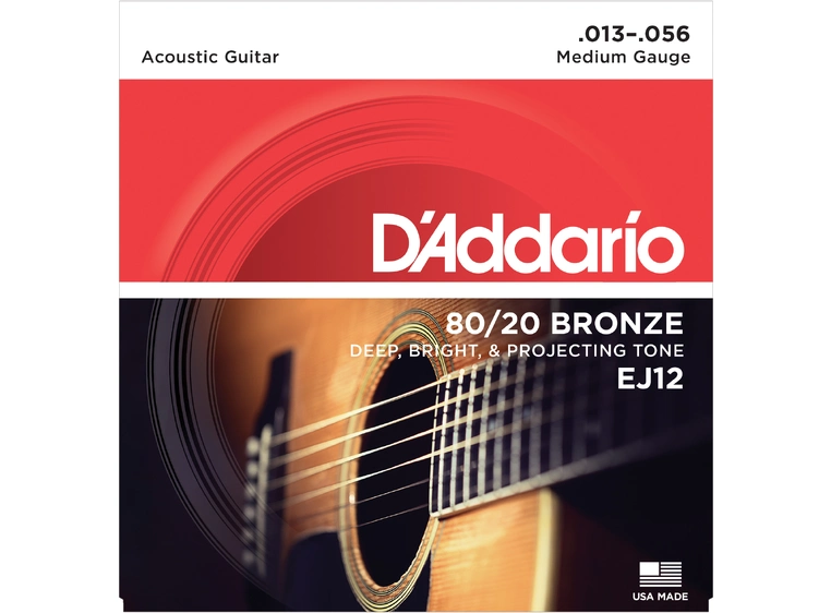 D'Addario EJ12 Bronze 80/20 (013-056) 